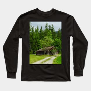 Old Cabin in the Woods Long Sleeve T-Shirt